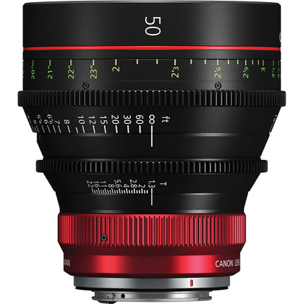 Canon CN-R 50mm T1.3 L F Objetivo Prime Cine para Full-Frame 8K HDR