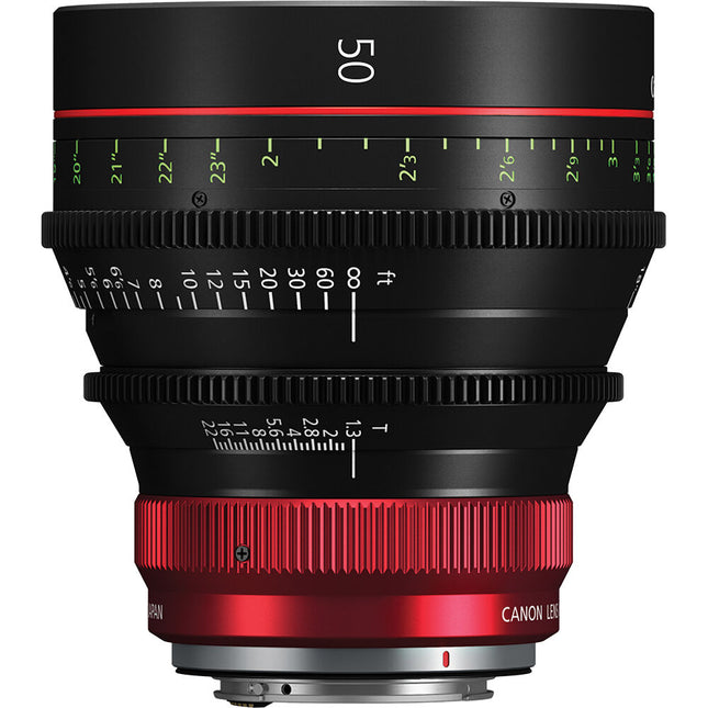 Canon CN-R 50mm T1.3 L F Objetivo Prime Cine para Full-Frame 8K HDR