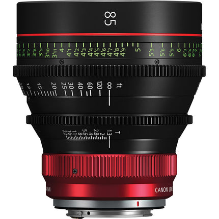 Canon CN-R 85mm T1.3 L F Lente Prime de Cine Montura RF 11 Láminas Iris