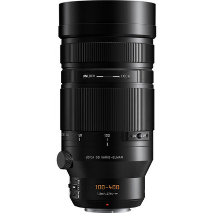 Panasonic Leica DG Vario-Elmar 100-400mm f4-6.3 II Teleobjetivo con estabilizador y filtro UV 72mm