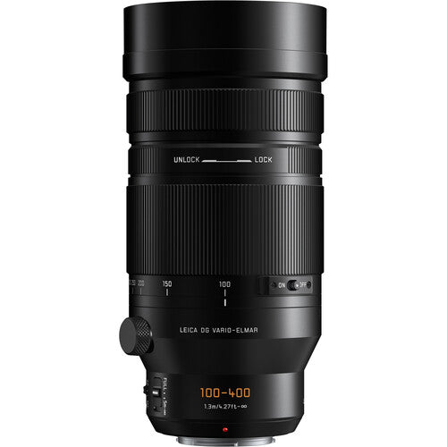 Panasonic Leica DG Vario-Elmar 100-400mm f4-6.3 II ASPH Objetivo Teleobjetivo Ultra Compacto con POWER OIS y Collar para Trípode
