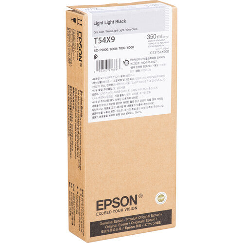 Epson T54X900 UltraChrome HD Cartucho de tinta negro claro 350ml para SureColor