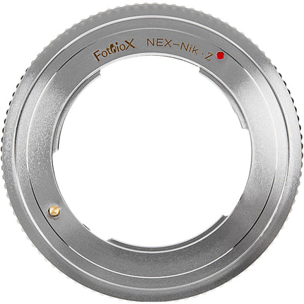 FotodioX Adaptador de Lente Sony E-Mount a Nikon Z-Mount Metal Focus Manual