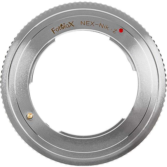 FotodioX Adaptador de Lente Sony E-Mount a Nikon Z-Mount Metal Focus Manual