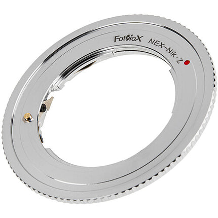 FotodioX Adaptador de Lente Sony E-Mount a Nikon Z-Mount Metal Focus Manual
