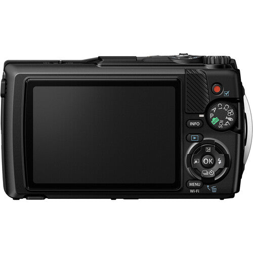 OM SYSTEM Tough TG-7 Cámara Digital Negra 12MP 4x Zoom 25-100mm Waterproof