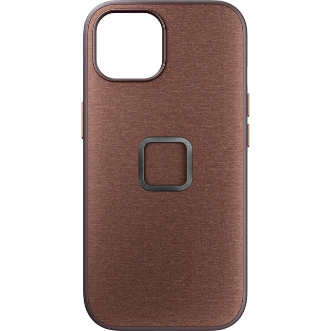 Funda Peak Design Everyday para iPhone 15 rojo perfil delgado 0.1"