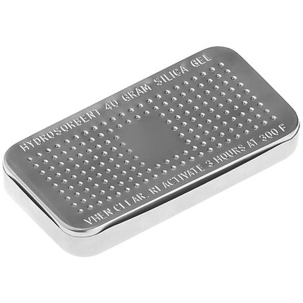 Ruggard Pack Silica Gel Absorbe Humedad 40 g Caja Metalica Reutilizable