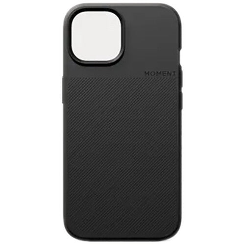 Funda Moment MagSafe para iPhone 15 Negra Protección 3m Botones Metalizados