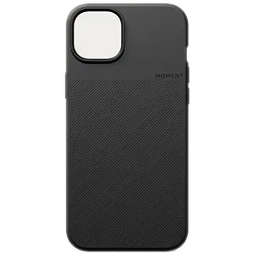 Funda Moment MagSafe para iPhone 15 Plus Negra Protección 3 m Ínterior de Microfibra