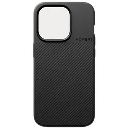 Funda Moment MagSafe para iPhone 15 Pro Negra Protección 3 m y Botones Metálicos