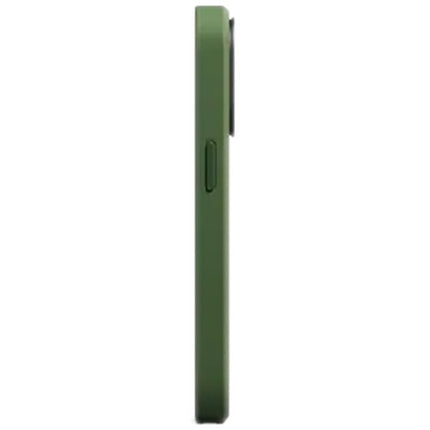Funda Moment MagSafe para iPhone 15 Pro Verde Oliva Protección 3 metros y botón metálico