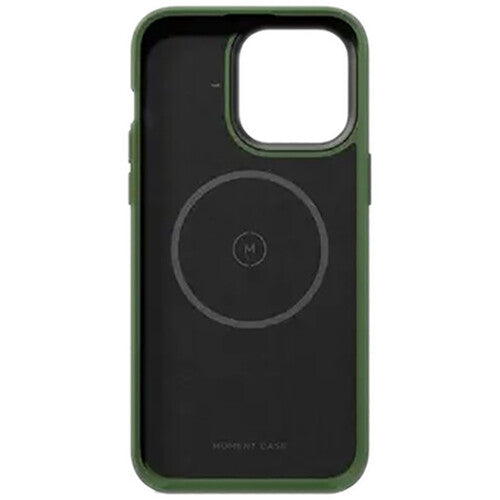 Moment Funda MagSafe para iPhone 15 Pro Max Verde Oliva Protección 3m Magnética