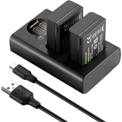 Neewer EN-EL25 Batería y Cargador Doble 1350mAh con Pantalla LCD