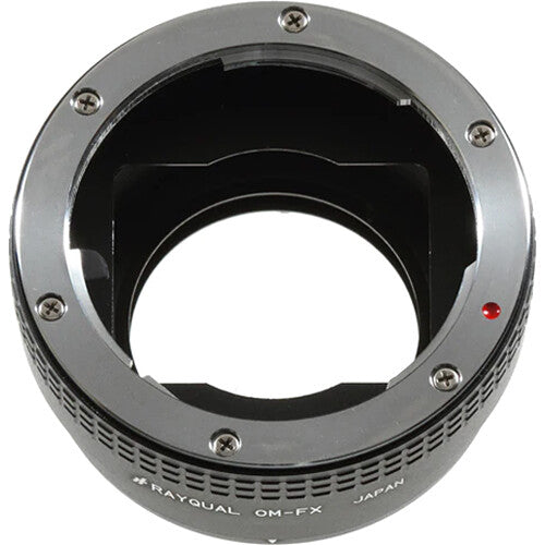 Rayqual Adaptador de Montura para Objetivo Olympus OM a Fuji X con Enfoque Manual y Auto Infinity