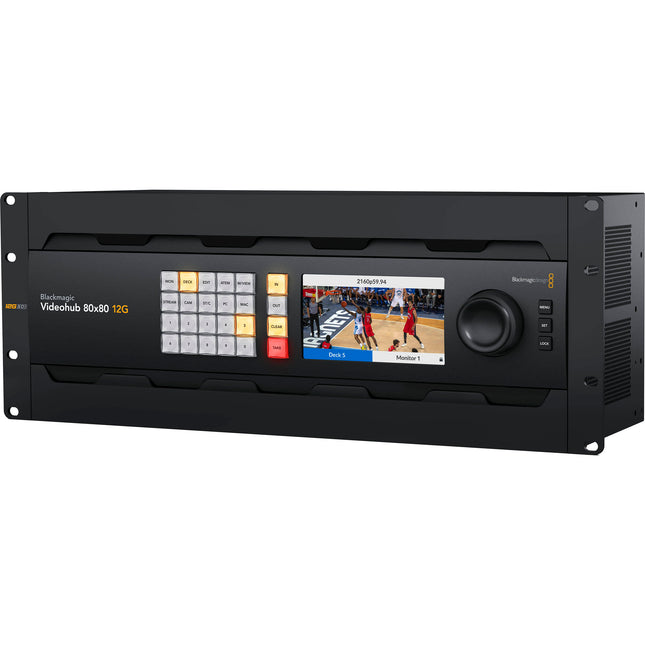 Blackmagic Design Videohub 80x80 12G enrutador de vídeo 4K60 32 canales audio