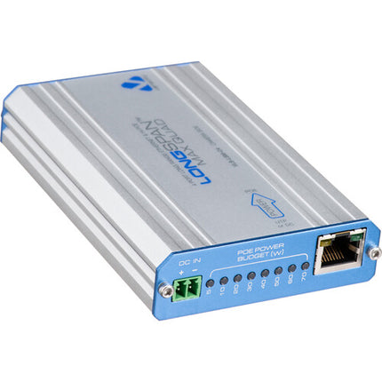 Veracity LONGSPAN Max Quad Cámara Extensor 8 Puertos PoE+ 400W 2690 Pies