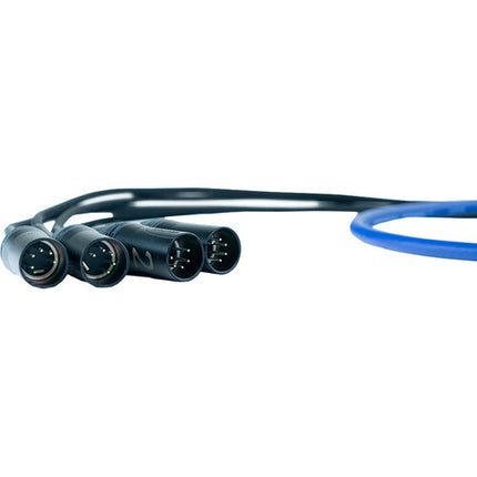SoundTools SuperCAT Sound Tails cable 4 canales etherCON a DMX macho con bolsa de lona