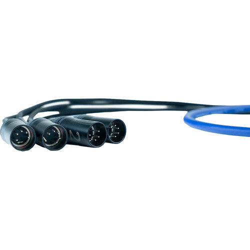 SoundTools SuperCAT Sound Tails cable 4 canales etherCON a DMX macho con bolsa de lona