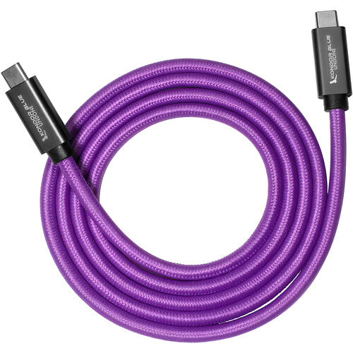 Kondor Blue Gerald Undone Cable USB-C 3.2 4' Nylon Soporta 100W 4K