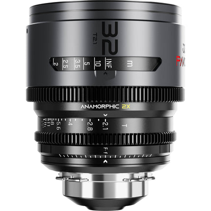 DZOFilm PAVO 32mm T2.1 Objetivo Prime Anamórfico 2x Montura PL EF