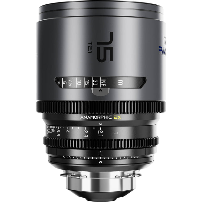 DZOFilm PAVO 75mm T2.1 Lente Montura PL EF Anamórfica Formato Super35