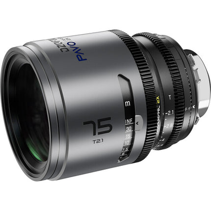 DZOFilm PAVO 75mm T2.1 Lente Montura PL EF Anamórfica Formato Super35