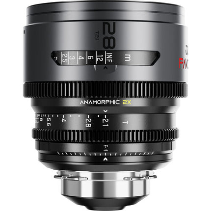 DZOFilm PAVO Set 2x Lentes Anamórficos PL EF Montura 28-100mm T2.1 T2.4 Super35 2 Estuches Rigidos
