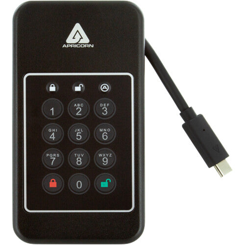 Apricorn 1TB Aegis NVX SSD portátil USB 3.2 Gen 2 1000 MB/s capacidad