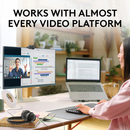 Logitech Brio 100 Webcam Full HD 1080p 30 fps 58° Campo de Visión