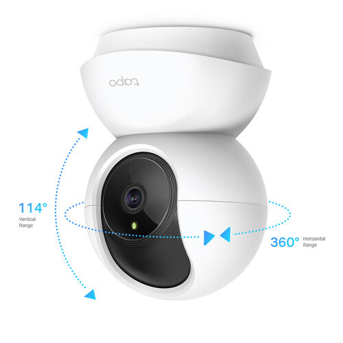 TP-Link Tapo C200 Cámara de Seguridad Wi-Fi Interior 2MP Pan y Tilt Visión Nocturna 4mm 360°