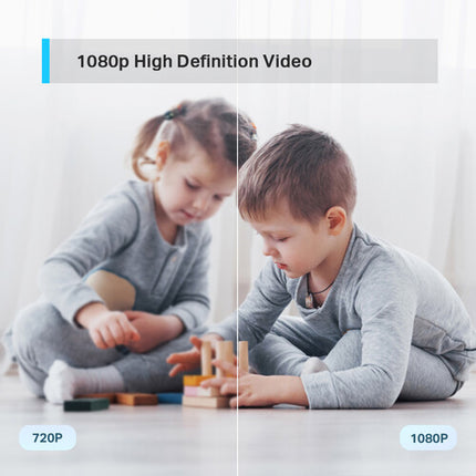 TP-Link Tapo C200 Cámara de Seguridad Wi-Fi Interior 2MP Pan y Tilt Visión Nocturna 4mm 360°