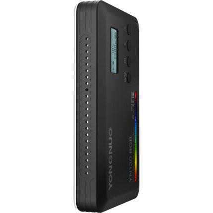 Yongnuo YN120 Panel LED RGB Luz 194 Lux 2500-9900K Batería USB-C
