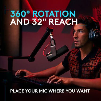 Logitech G Compass Brazo para Micrófono de Escritorio 32" Negro