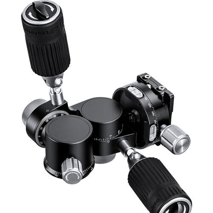 Leofoto FW-01 Cabezal Pan Tilt 3 Vías Capacidad 22 lb con Plato NP-60 Arca-Type