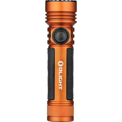 Olight Seeker 4 Pro Linterna Recargable LED 4600 lúmenes naranja con funda y carga USB-C