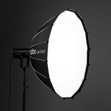 Godox QR-P120T Softbox Parabólico 120 cm Montura Bowens con Difusores