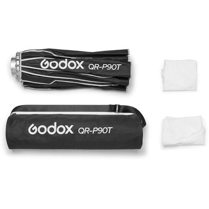 Godox QR-P90T Softbox Parabólico 90 cm con Montura Bowens y Difuores