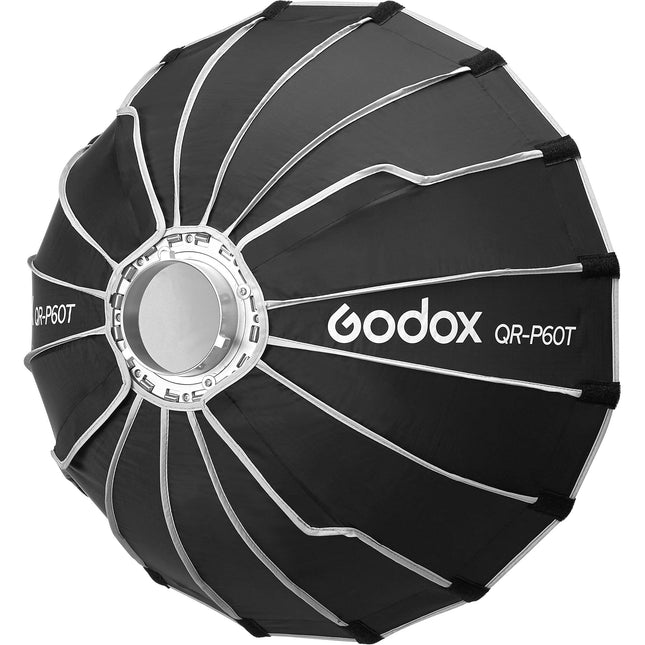 Godox QR-P60T Softbox Parabólico 60cm Montura Bowens con Difusores