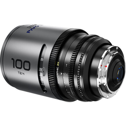 DZOFilm PAVO 100mm T2.4 Lente Anamórfica Prime 2x PL EF Montura y Marcas en Pies