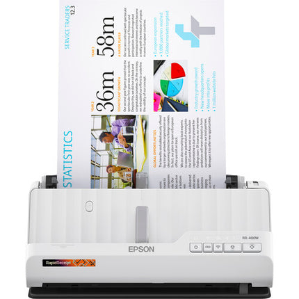 Epson Rapidreceipt RR-400W Escáner de Documentos Wifi 600 dpi 30 ppm