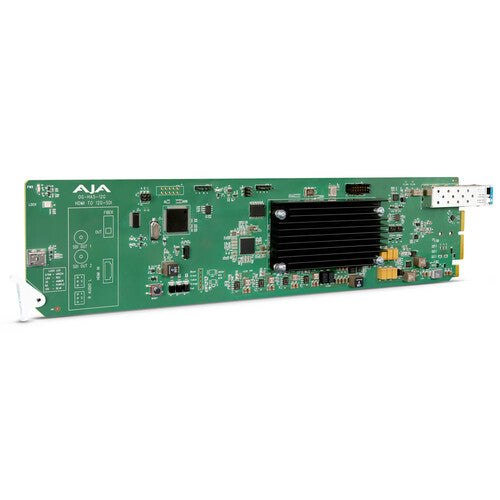 AJA OG-HA5-12G-T OpenGear Convertidor HDMI 2.0 a 12G-SDI 4K60 HDR con Fibra óptica LC