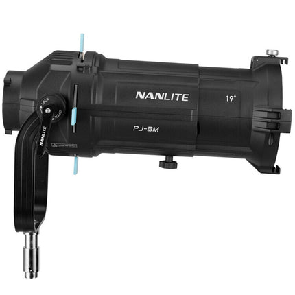 Nanlite Projection Attachment para Montura Bowens con Lente 19° y Estuche de Vuelo