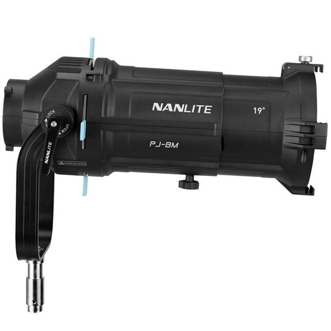 Nanlite Projection Attachment para Montura Bowens con Lente 19° y Estuche de Vuelo
