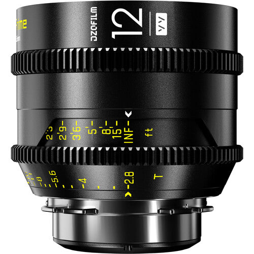 DZOFilm VESPID 12mm T2.8 Lente de Cine Full-Frame Iris 10 Cuchillas