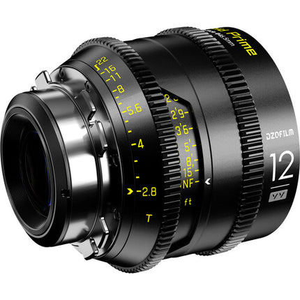 DZOFilm VESPID 12mm T2.8 Lente de Cine Full-Frame Iris 10 Cuchillas