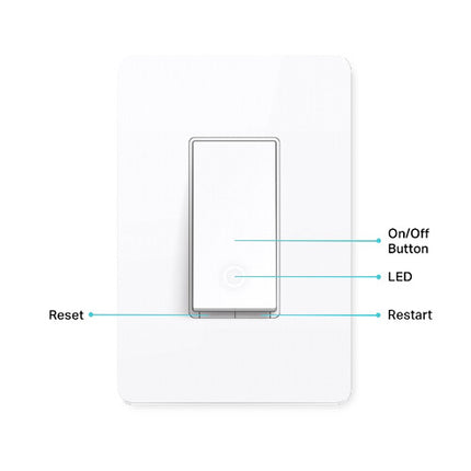 TP-Link Kasa Smart KS205 Interruptor Wi-Fi para luces con programación y modo ausente