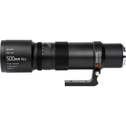 TTArtisan 500mm f6.3 Full Frame Lente Manual Metal con Collar Trípode