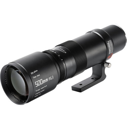 TTArtisan 500mm f6.3 Full Frame Lente Manual Metal con Collar Trípode