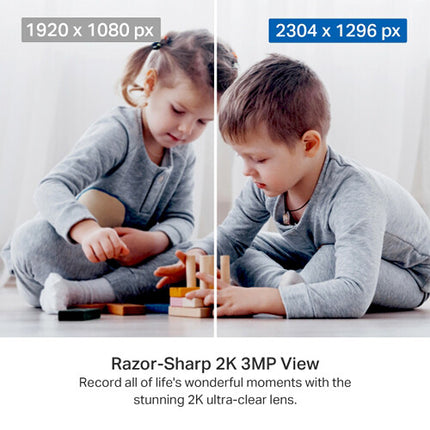 TP-Link Tapo C211 Cámara de Seguridad Wi-Fi Interior 3MP Visión Nocturna 4mm